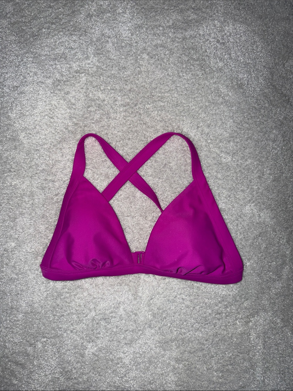 Target Women’s Magenta Crossback Triangle Swim Top size medium